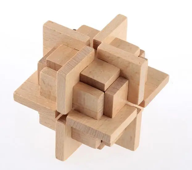 Wooden Puzzle Interlocking Brain Teaser Game for Adults Children