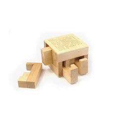 Challenging Wooden Box Brain Teasers Puzzles Game