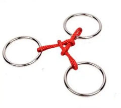 Classic Metal String Rope Puzzle Logic Mind Brain Teaser Game Toys for Adults Kids