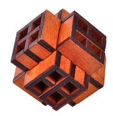 Classic Wooden Puzzle Game Brain Teaser for Adults and Kids