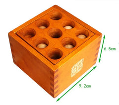 Challenging 3D Wooden Brain Teaser Puzzle Traditional Wood Game for Adults Children