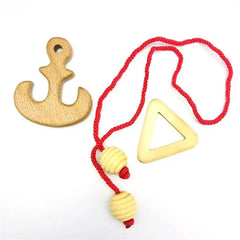 Set of 6/12PCS Magic Brain Teasers Puzzle Logic Wooden Rope Loop Rings Puzzles Game Toys Gift for Adults Kids