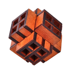 Classic Wooden Puzzle Game Brain Teaser for Adults and Kids