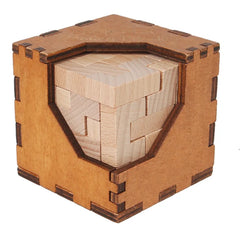 2024 New 3D Wooden Logic Brain Teasers Cube Box Puzzles Game